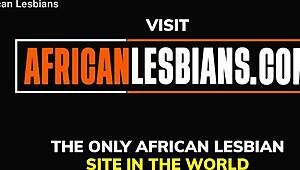 African Amateur Lesbians Licking Outdoors in the Woods