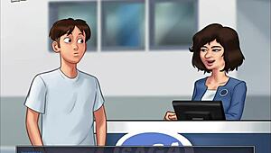 summertime saga 238 with erotic cartoon vibes 😏.