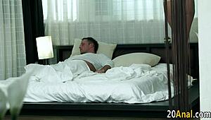 i give blonde babe hardcore anal with cumshot