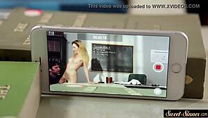 Classy teen overwhelmed by intense fucking and fingering