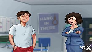 Summertime Saga Reveals Naked Girl's Hentai Blowjob