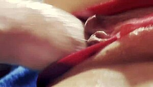 Extreme Close-Up Pussy Fucking Macro Creampie