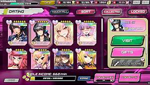 Sappy romantic encounter with a lactating fiancé in a hentai game