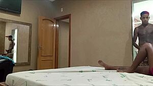 Behind the scenes after latina porn shoot