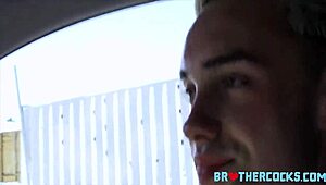 Gay brothers pick up random BBC on the street for bareback fucking.