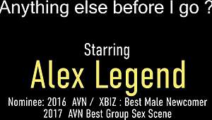 Homewrecker Leda Lathoria Rides Cheating Cock for Creampie with Alex Legend.