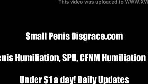 Girls laugh at your tiny penis in this humiliating femdom pov session