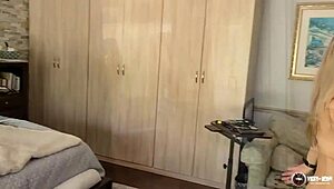 Vicky vette takes a relaxing shower after play