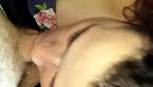 Girlfriend gives bold blowjob to friend, sucking right intensely