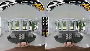 Virtual Experience - Kylie Rocket Handles Big Black Object POV