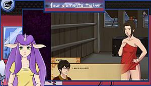 Training the four elements in Avatar world part 32