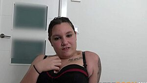 bbw superslut piggy babe begs for pounding by two dudes