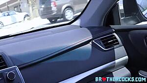 Gay brothers pick up random BBC on the street for bareback fucking.