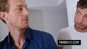 busty teen ella knox banged in threesome with stepdad and stepbrother