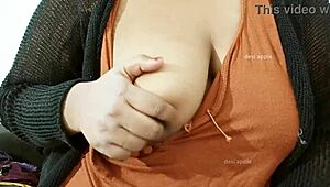 Asian Amateur Sexy Girl With Big Tits Shows Off Her Busty Assets In Detailed Close-Up
