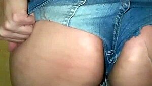 Blonde Amateur Bursts Her Ass With Toys While Friend Watches TV - Part II.