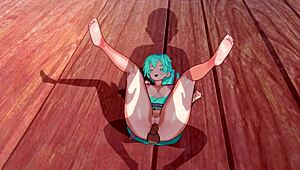 3D Hentai Babe with Huge Ass and Tits in Intense Sex