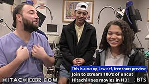 I, Michelle Anderson, get Hitachi wand orgasms from doctor during college physical