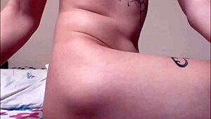 Young Tranny Strokes Cock And Toys Her Butthole!