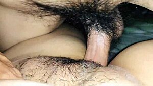 cum drips from tight teen 18+ pussy