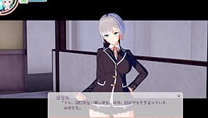 【エロゲーコイカツ！】爆乳jk「あさみ」ちゃんのおっぱい揉みセックス