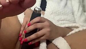 Ariel Love Enjoys Creamy Pussy Play In Bathroom