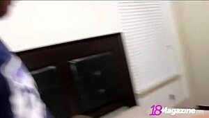 Wow, flat-chested teen Meggan Powers gets her tight twat drilled hard! What a banging scene!
