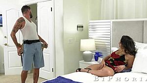 Biphoria - Horny Housewife Seduces Plumbers Into Bisex Action