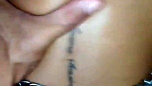 Pet on leash serves male with ass, licks cum and cleans up