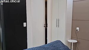 Caught by cousin watching porn, we ended up banging hard