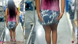 Deisyyeraldine FLASHES her BIG ASS in PUBLIC!