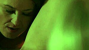 Milf soldier licks her wifes pussy in a passionate lesbian encounter