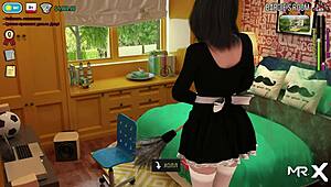 what’s hidden under those panties in 3d fashionbusiness game?