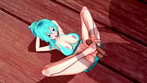 3D Hentai Babe with Huge Ass and Tits in Intense Sex