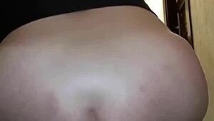 Blonde Amateur Bursts Her Ass With Toys While Friend Watches TV - Part II.