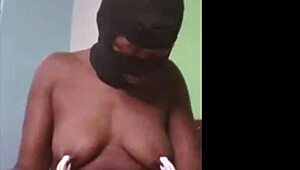 Ebony Woman Trains With Master In Session