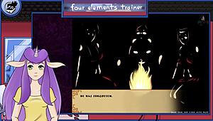 Training the four elements in Avatar world part 32