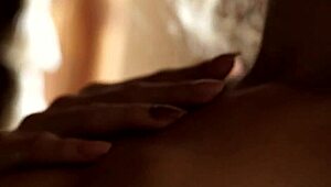 A European girl pleasures herself to orgasm with her fingers