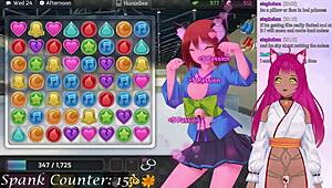 Hey, ready for Vtuber HuniePop and Chill Part 2 with epic spanking?