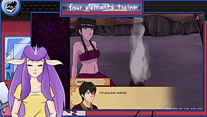 Training the four elements in Avatar world part 32