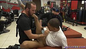 Gay Cop Fucking Naked Male Robbery Suspect