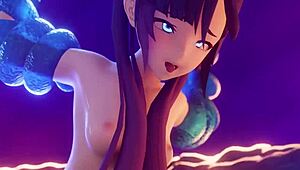 Mona Slime offers an intimate cartoon encounter