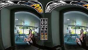 Virtual Experience - Kylie Rocket Handles Big Black Object POV