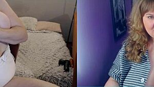sister bbw drives me wild on video chat