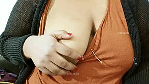 Asian Amateur Sexy Girl With Big Tits Shows Off Her Busty Assets In Detailed Close-Up