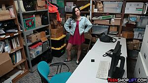 You caught the lingerie stealing stripper and fucked her hard