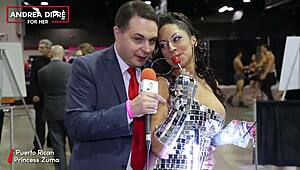 Andrea diprè presents puerto rican princess zuma in a special performance