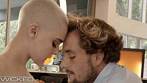 paris amour's wicked pussy gets devoured and pounded hard. french beauty in boots enjoys deep licks and bent-over action with hairless charm.