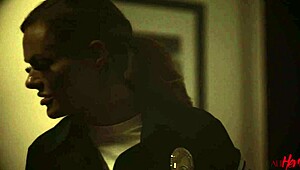 Blonde lesbians suck and ride big tits