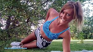 Sri Lankan fitness angel Kayla Kandy's workout routine
